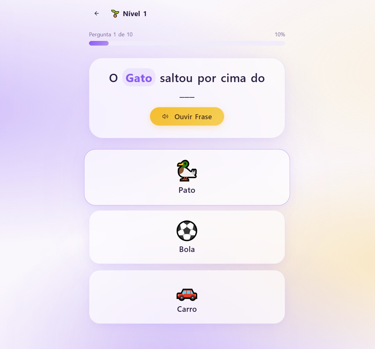 Escolha a Rima — Dislex.fun